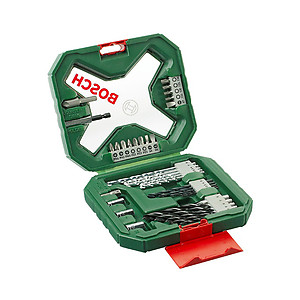 BOSCH #2607010608 X-LINE 34-PIECE CLASSIC DRILL BIT AND SCREWDRIVER BIT SET [FREE] BOSCH POWER TOOLS MEASURING TAPE