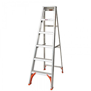 [RENTAL] WINNER WSS06 ALUMINIUM SINGLE SIDED TANGLEPRUF LADDER 6 STEP 1478MM (4.85')