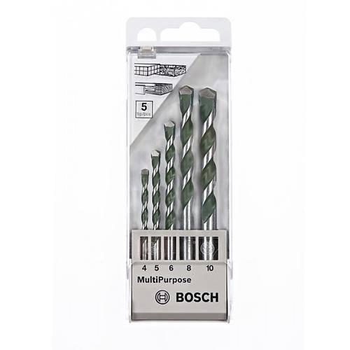 BOSCH #2608680798 MULTI-MATERIAL MULTI-PURPOSE DRILL BITS SETS (5PCS/SET)